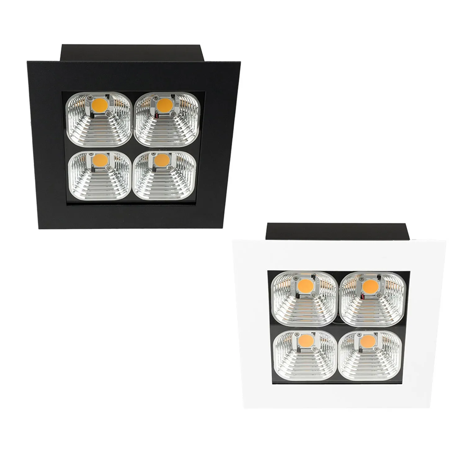 165mm Maxiled LED Downlight 42w White, Black, Silver 2.7k, 3k, 4k, 5k CRI 90  XMW40 Trend Lighting