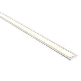 25mm x 9mm White Shallow Winged Square Aluminium LED Profile Havit Lighting - HV9695-2507-WHT