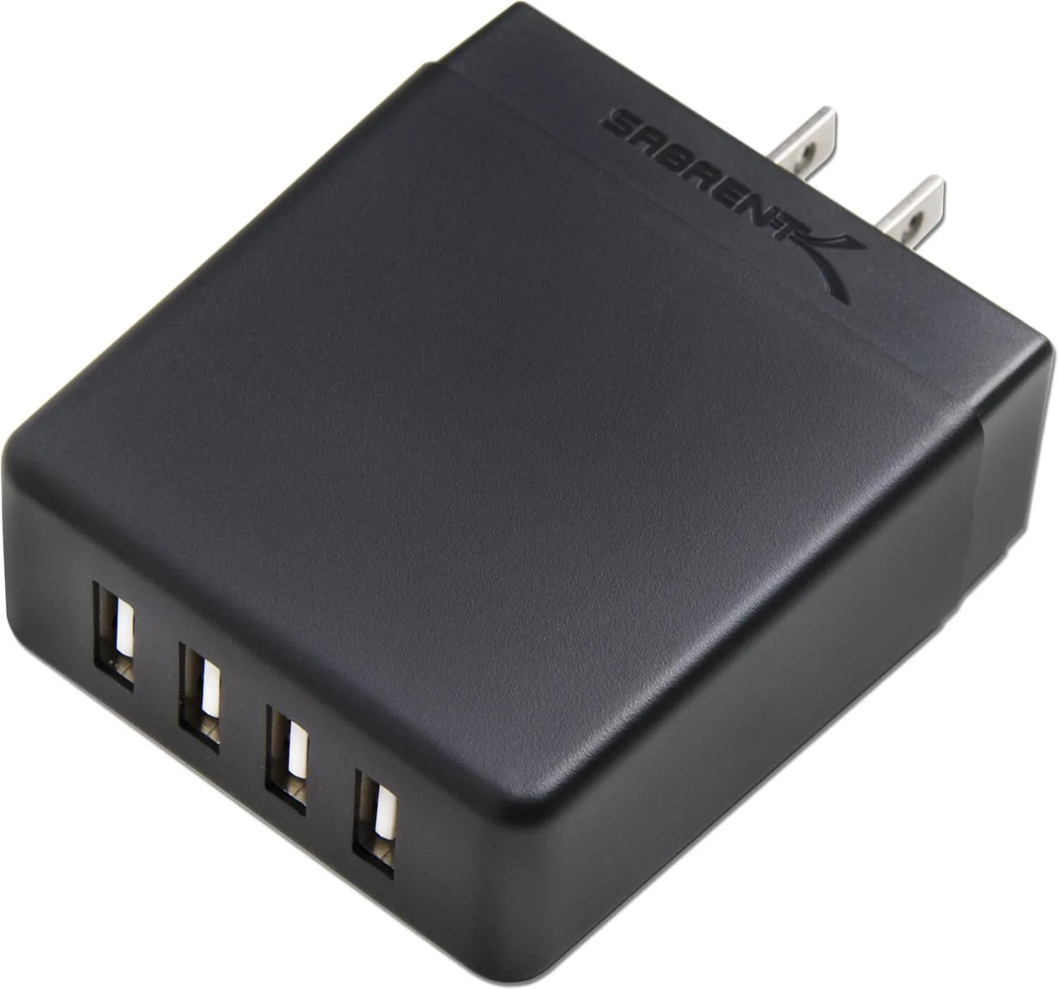 40w 4-Port USB Wall Charger | Black