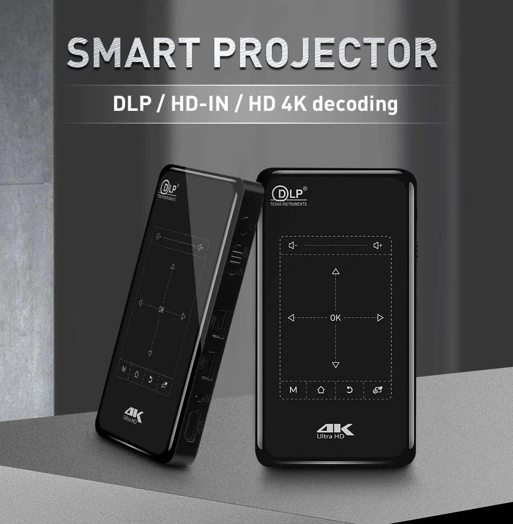 4K DLP  Bluetooth Android 9.0 Projector