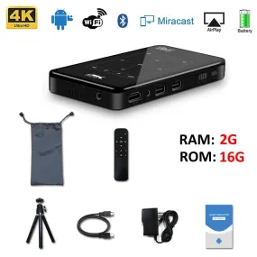 4K DLP  Bluetooth Android 9.0 Projector