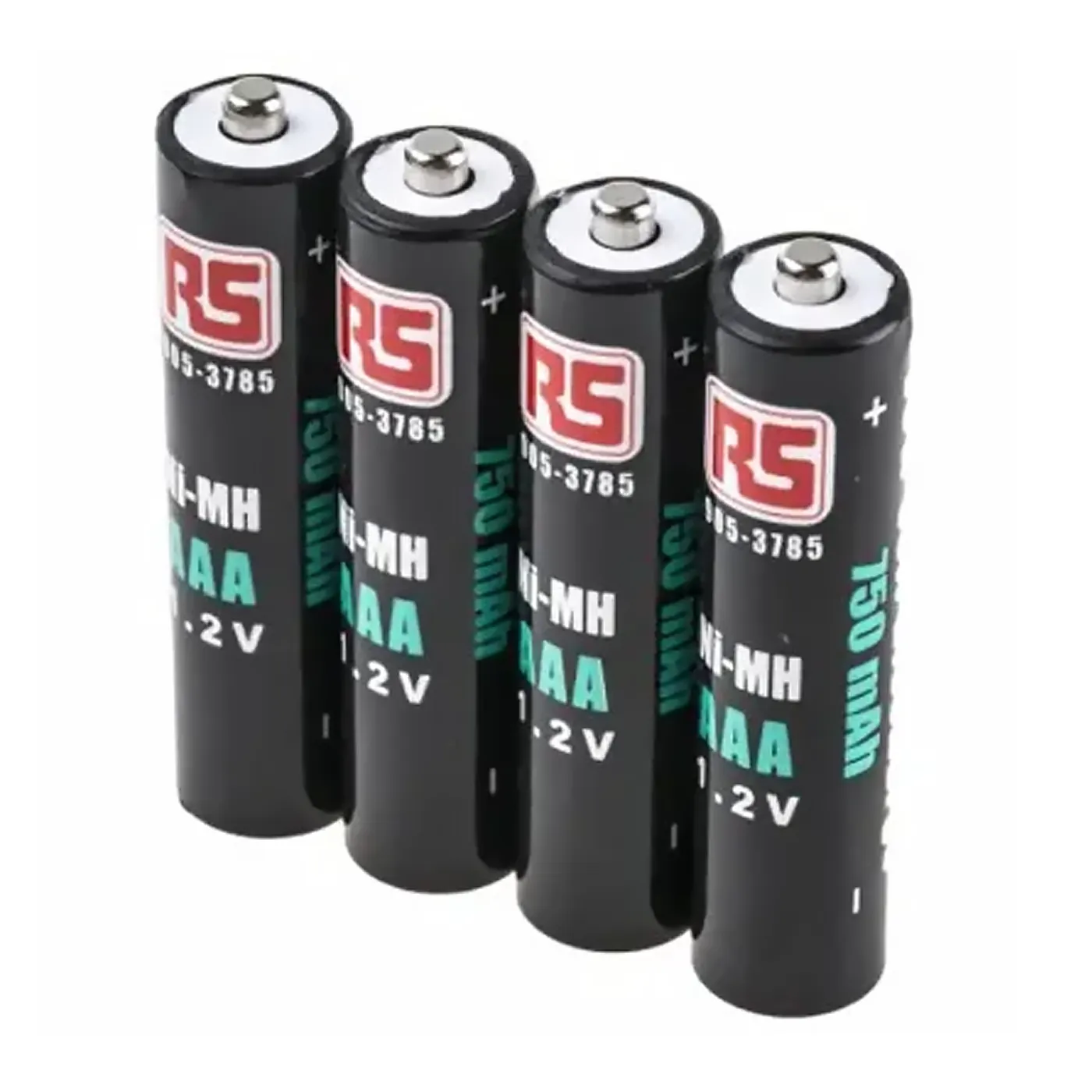 AAA 1.2V Ni-MH Rechargeable Batteries, 750 mAh (4-Pack)