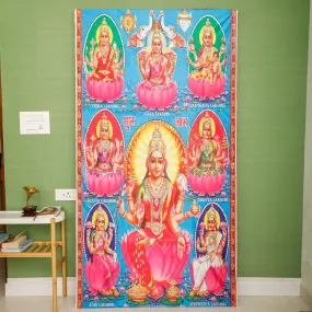 Ashtalakshmi Fabric Backdrop