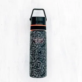 AUDIO MOBE DRINKWARE with SURF DIVA SURF SHOP Canteen Bottle 18.5oz (kahala black)