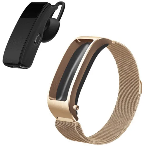 Bakeey iTlak B5 HR Blood Pressure Oxygen Siri Weather Dynamic Speaker Smart Bracelet and Earphones