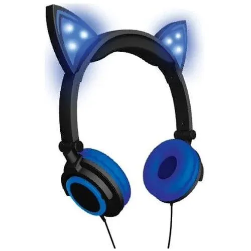 Blue LED Cat Ear: Hype - Headphones