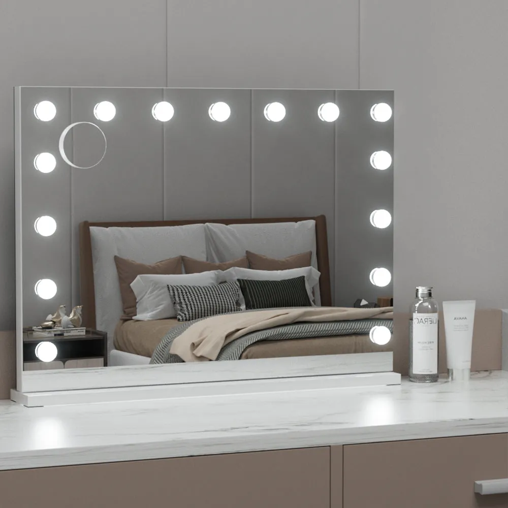 Bluetooth Makeup Mirror with LED, Touch Controls | Embellir