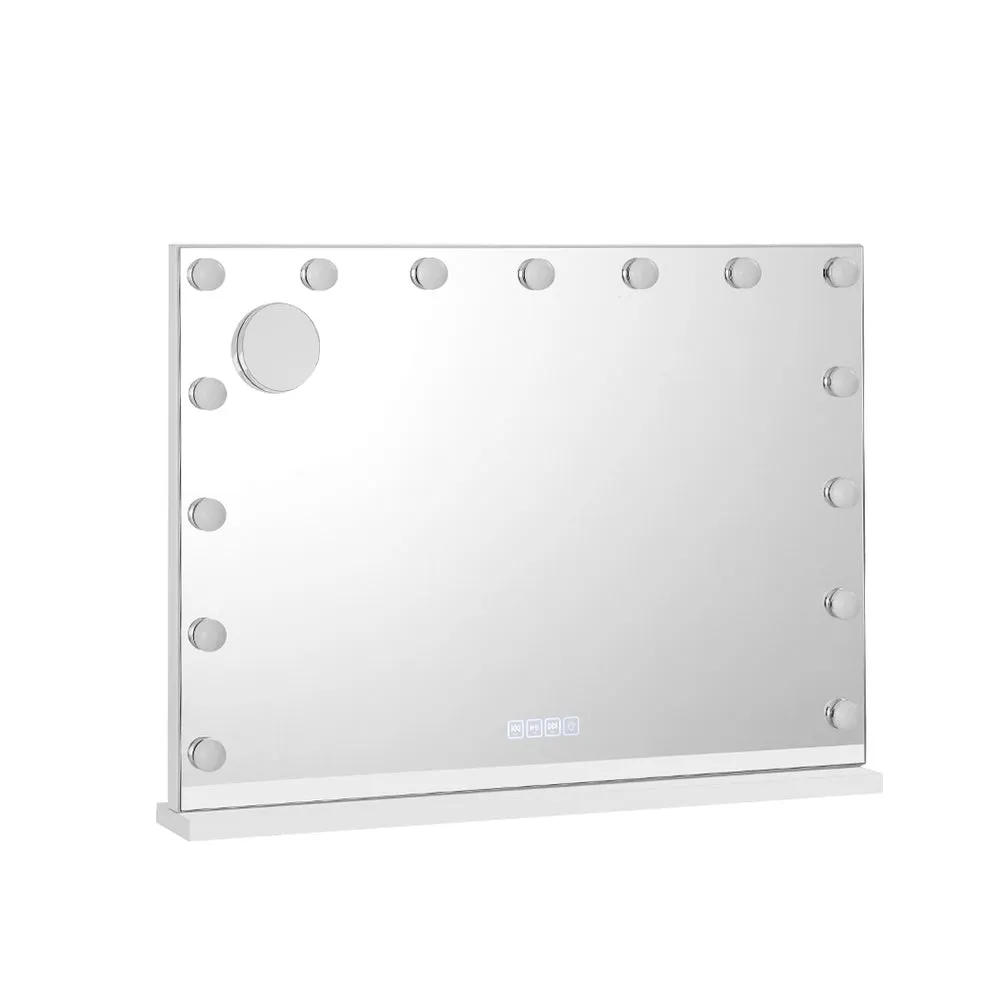 Bluetooth Makeup Mirror with LED, Touch Controls | Embellir