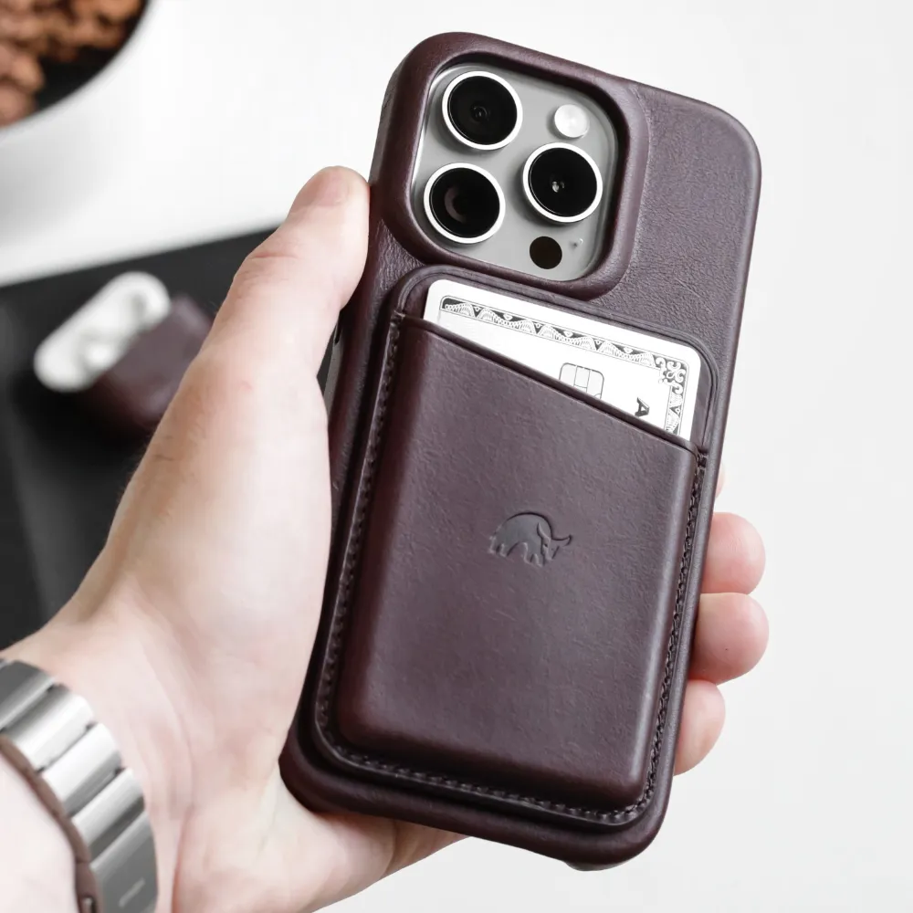 BOGO 50% OFF Minimalist iPhone Case & Wallet - Bourbon