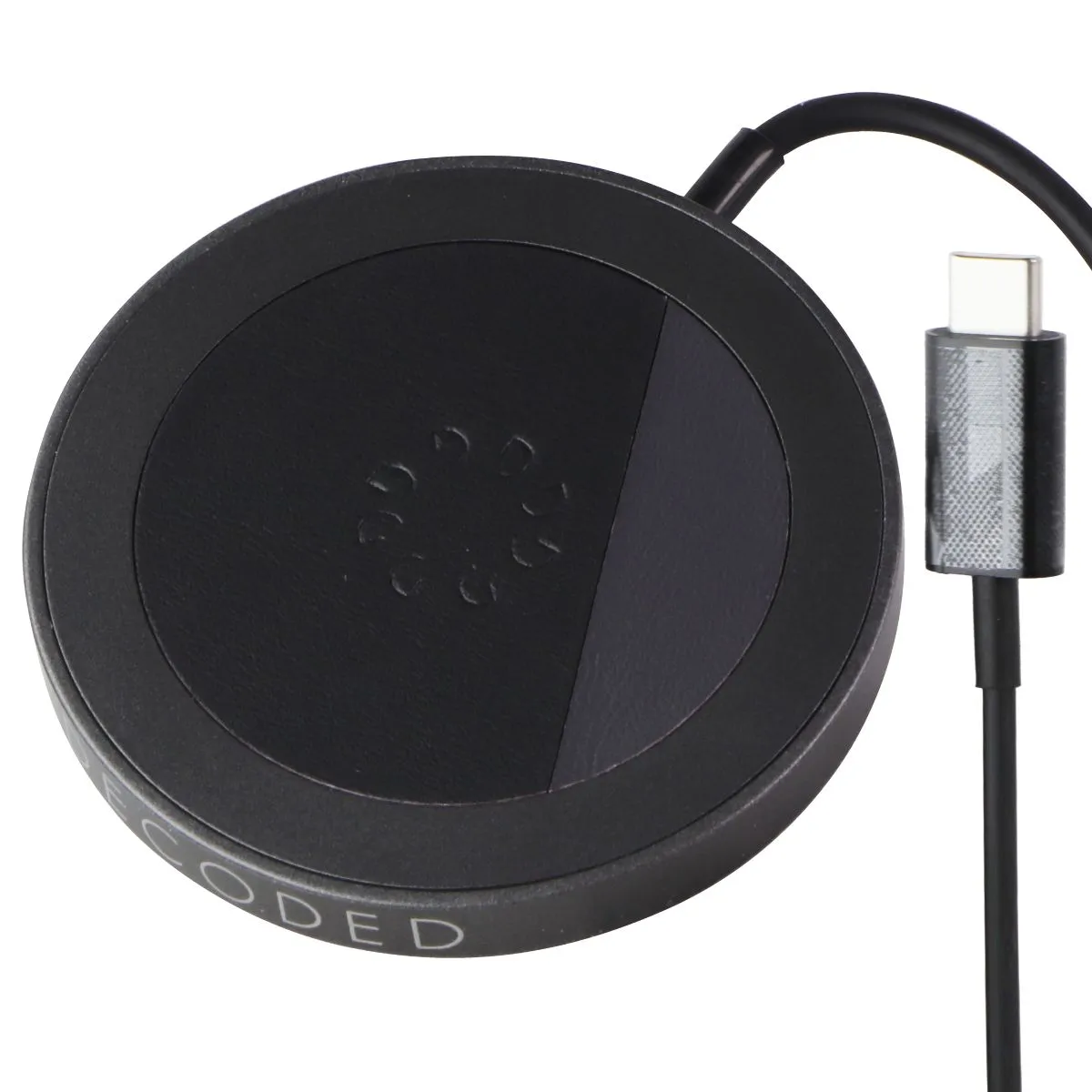 Decoded (15W) Wireless Charging Puck Made with Nike Grind for MagSafe - Black