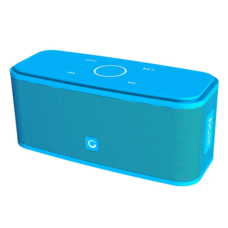 DOSS SoundBox Touch Control Bluetooth Speaker 2*6W Portable Wireless Speakers Stereo Sound Box with Bass and Built-in Mic