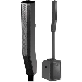 Electro-Voice EVOLVE 50M Portable 1000W Subwoofer and Column Speaker Kit with Bluetooth (Black)