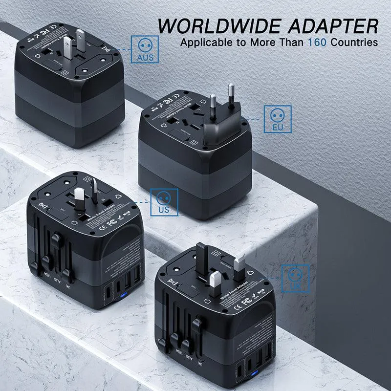 Fabufabu Universal Travel Adapter with International Plug