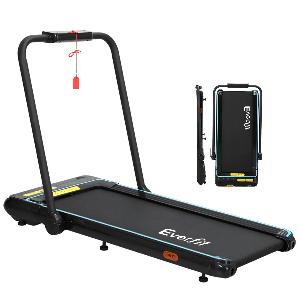 Foldable 2-in-1 Treadmill Walking Pad with Remote - Everfit