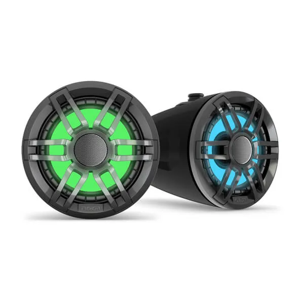 Fusion XS-FLT652SPB 6.5" Tower Speaker Black With RGB Lighting