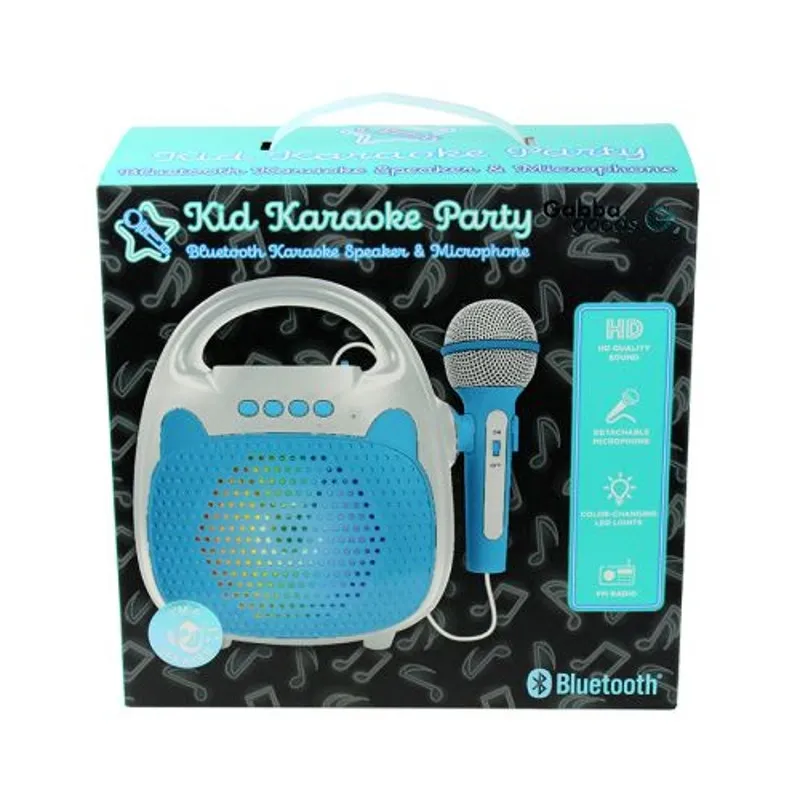 Gabba Goods Kids Karaoke Party Speaker with Microphone 2 Piece Set