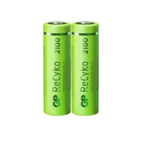 GP ReCyko  Rechargeable Batteries AA (2100mAh x 2/Pack)