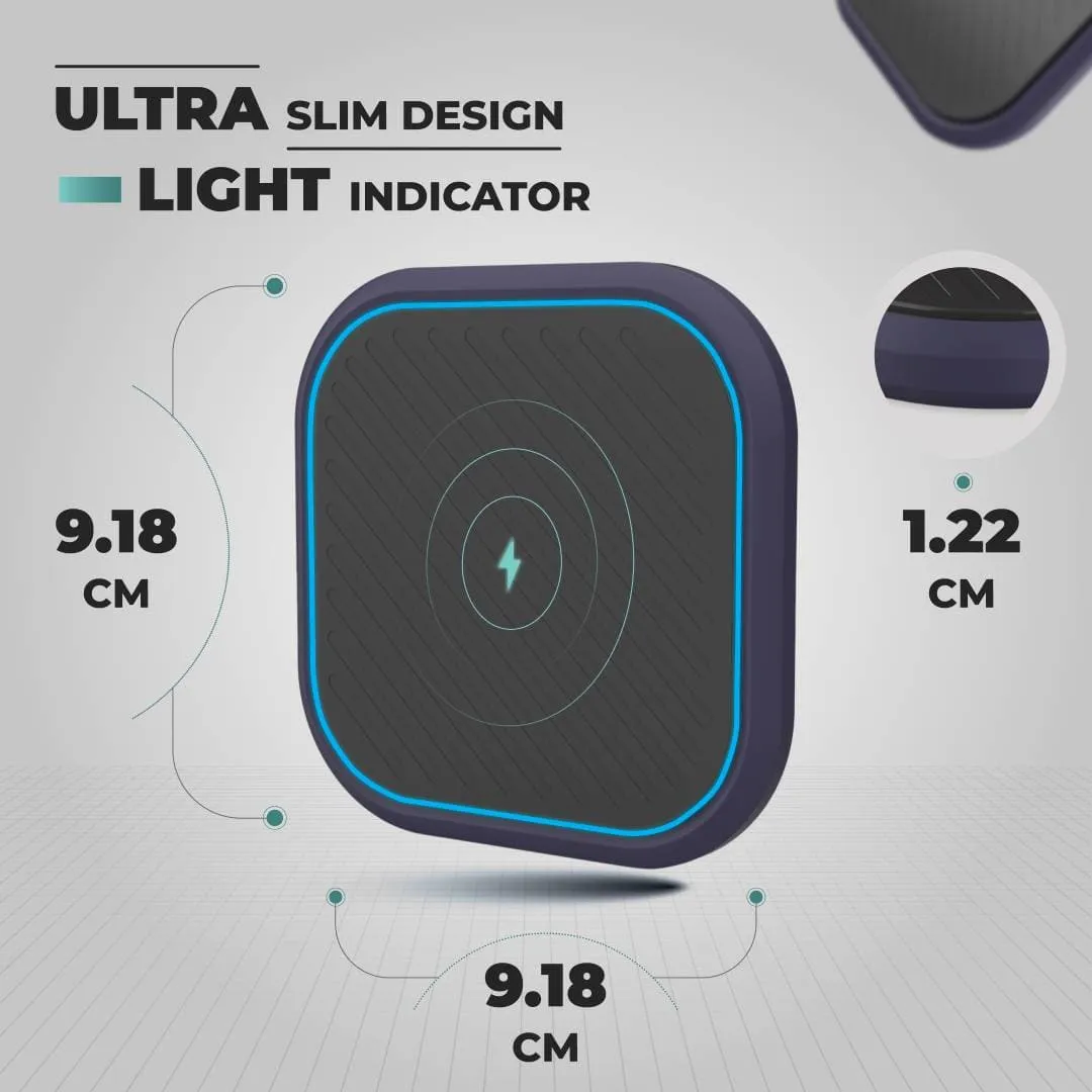 Hammer Flex Wireless Charger 15 Watt Fast Charger with Type-C