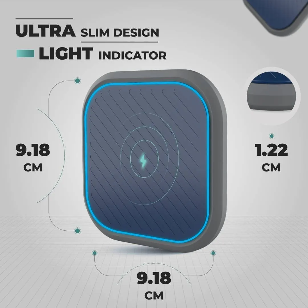 Hammer Flex Wireless Charger 15 Watt Fast Charger with Type-C