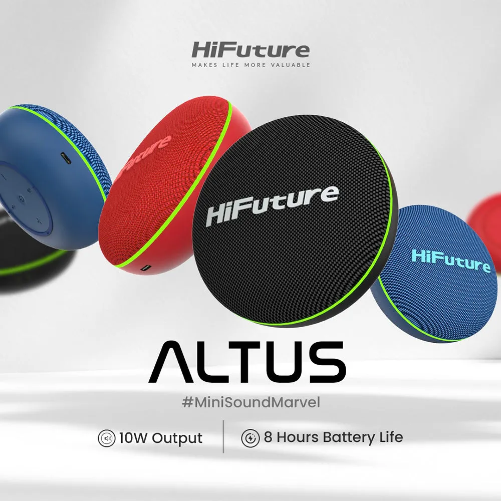 HiFuture Altus 10W Portable Bluetooth Speaker (Black)