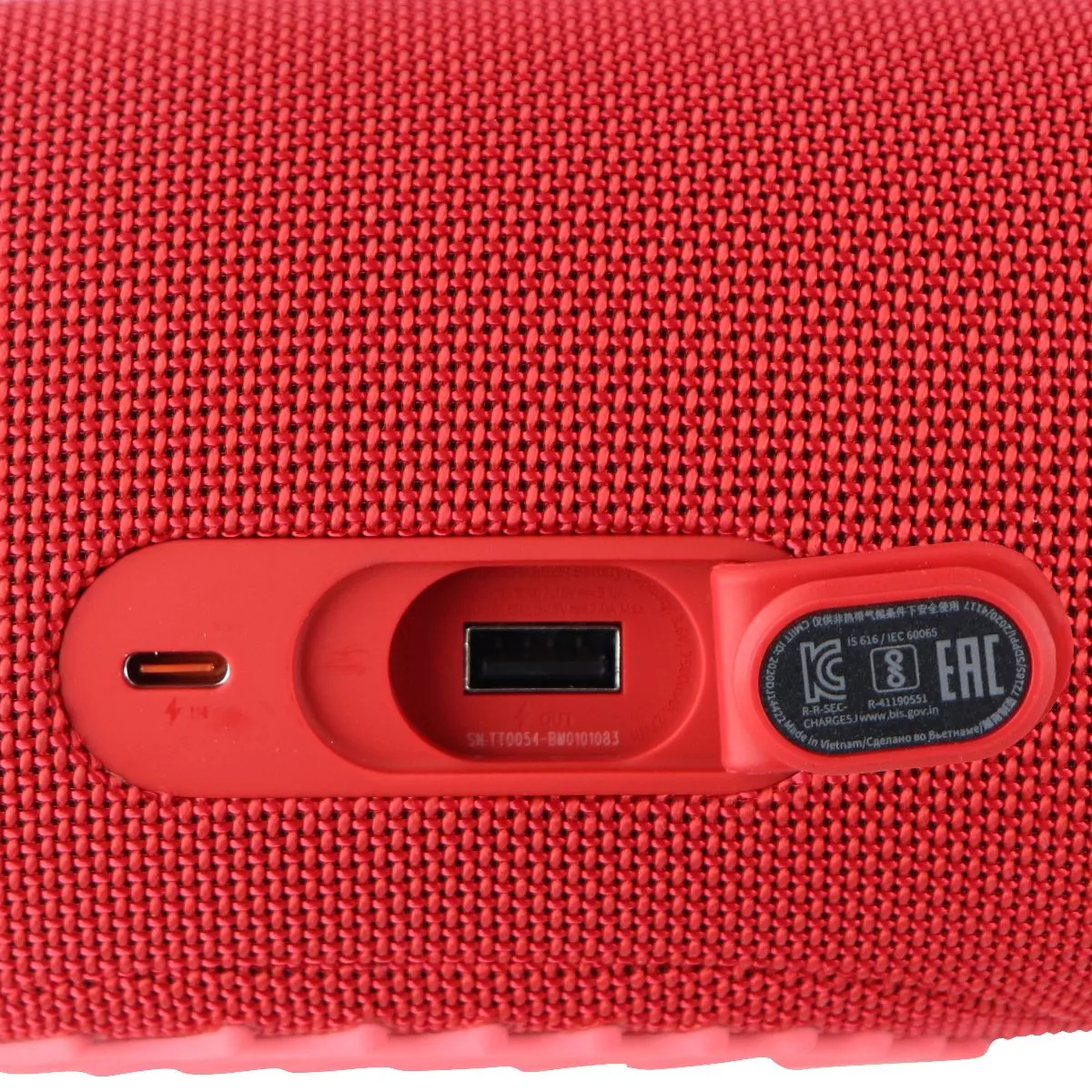 JBL CHARGE 5 Portable and Waterproof Bluetooth Speaker - Red