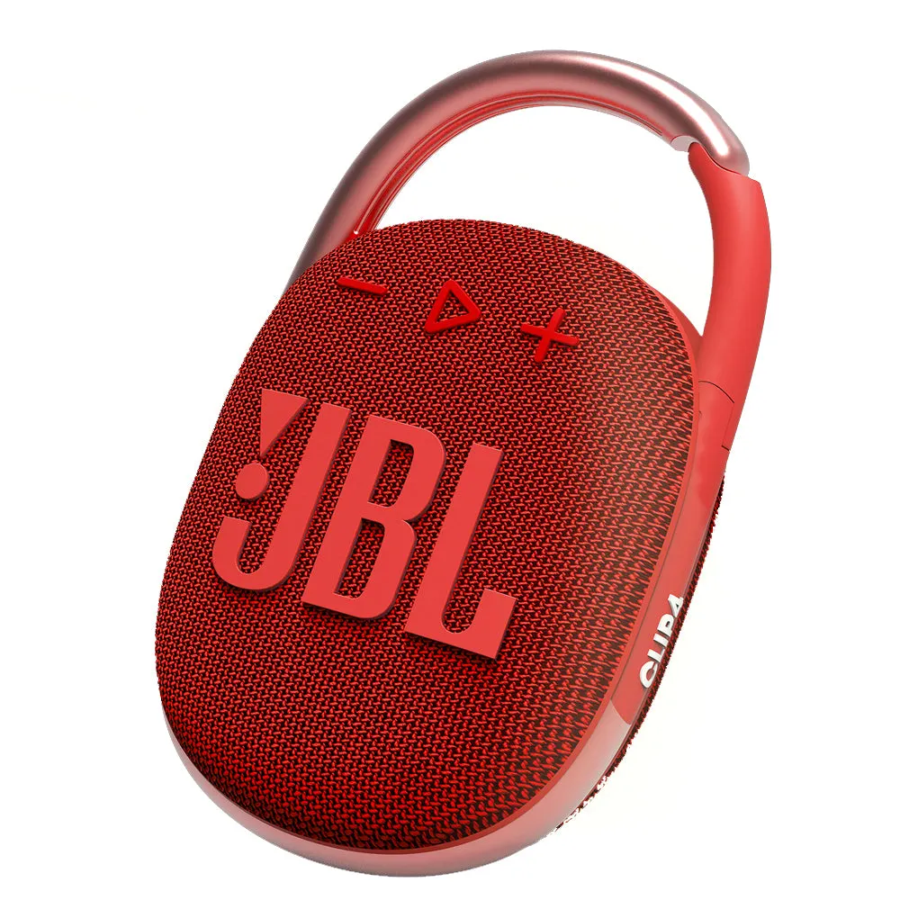 JBL Clip 4 Portable Bluetooth Speaker (Red)