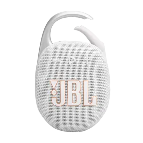 JBL CLIP 5 Ultra-Portable Bluetooth Speaker (White)