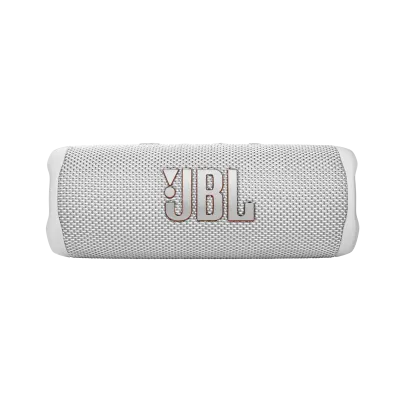 JBL Flip 6 Portable Waterproof Bluetooth Speaker (White)