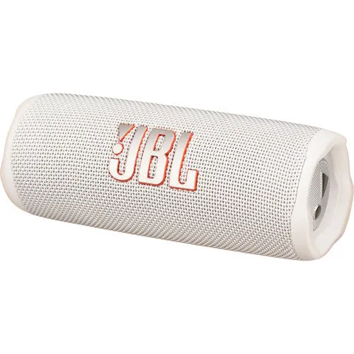 JBL Flip 6 Portable Waterproof Bluetooth Speaker (White)