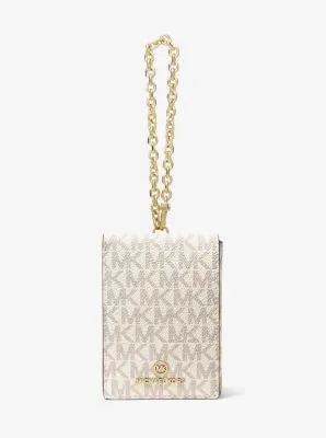 Jet Set Extra-Small Logo Chain Card Case