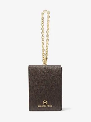 Jet Set Extra-Small Logo Chain Card Case