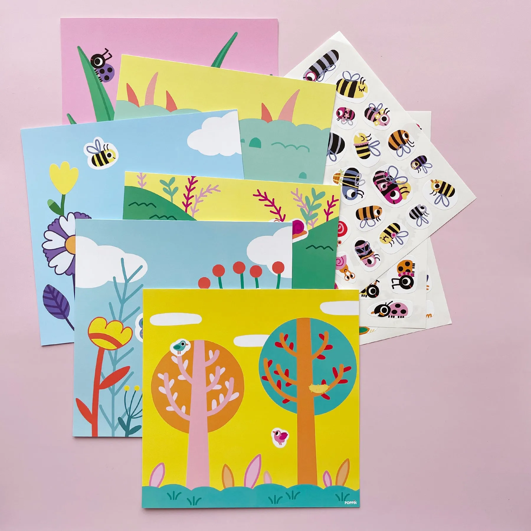 Little Insects Sticker Play Cards