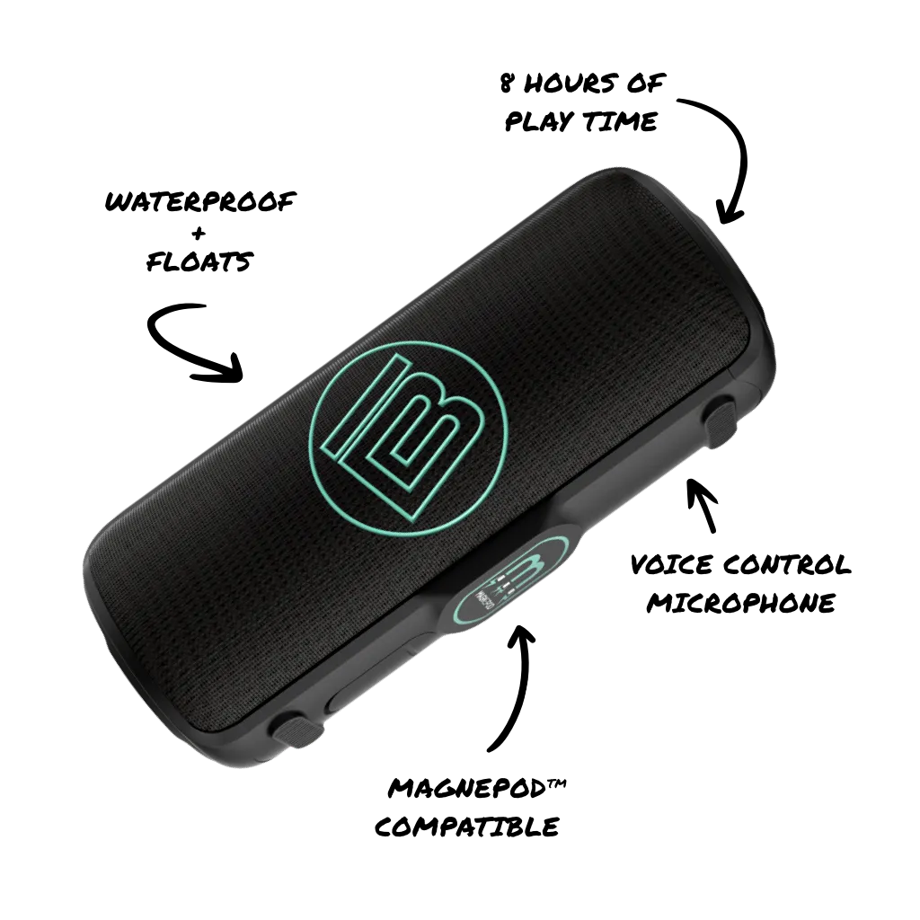 MAGNEBoom Surge Waterproof Speaker