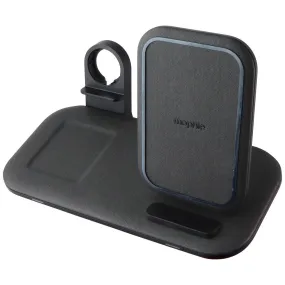 mophie Wireless Charging Stand  & Pad with USB-A Port for Qi Enabled Devices