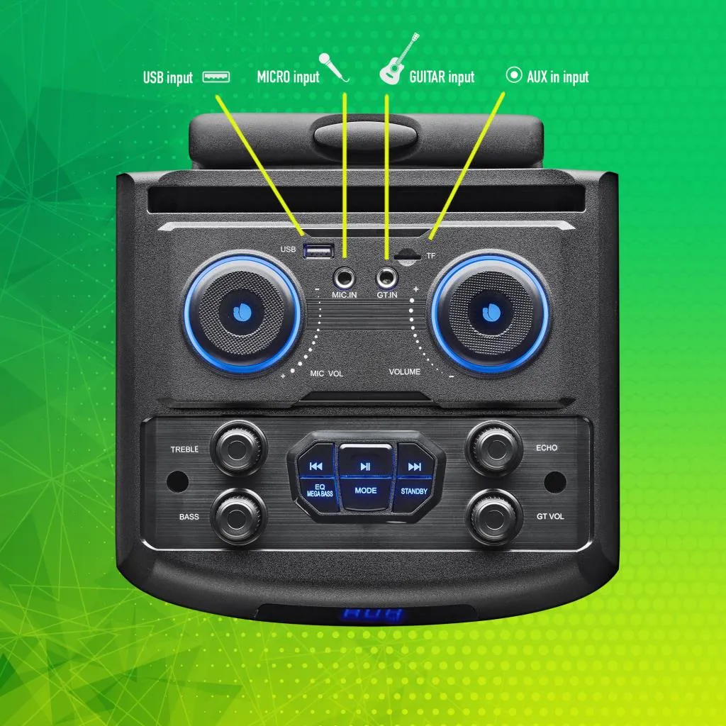 NGS Wild Dub Zero Bluetooth Party Speaker