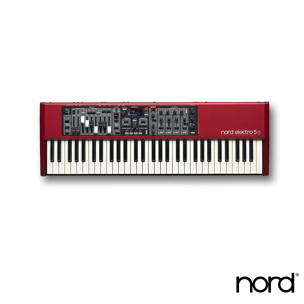 Nord Electro 5D 61 Velocity Sensitive 61-Key Semi-Weighted Waterfall Keyboard