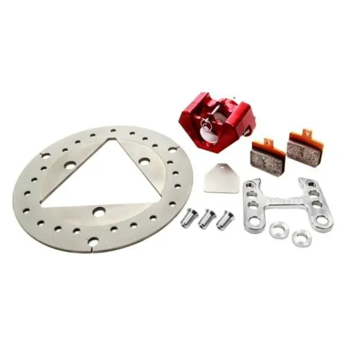 Red Devil L/F Ti Brake Kit - Red