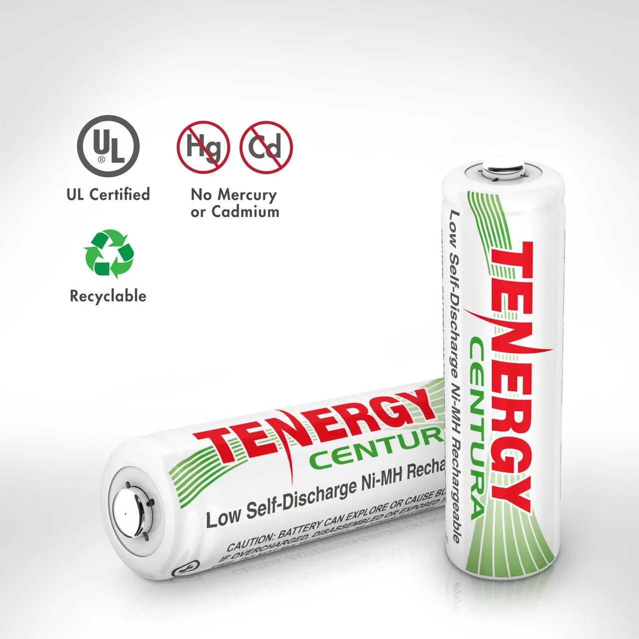 Tenergy AAA Centura NiMH Rechargeable Battery - 4 Pack