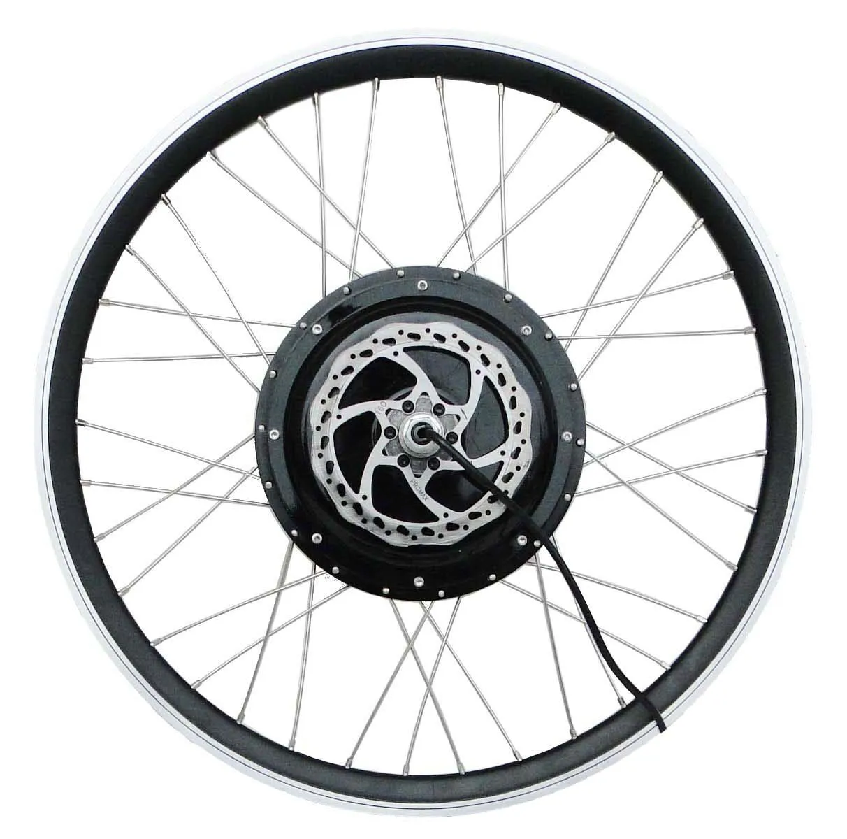 Tesla 26" Electric Conversion Rear Wheel - 48 V 1500 W (With Disc Brake and LCD)