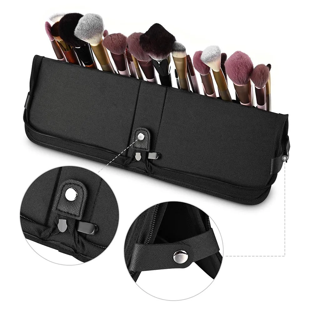 TheLAShop Makeup Brush Holder Stand Up Travel Bag 29-Pocket