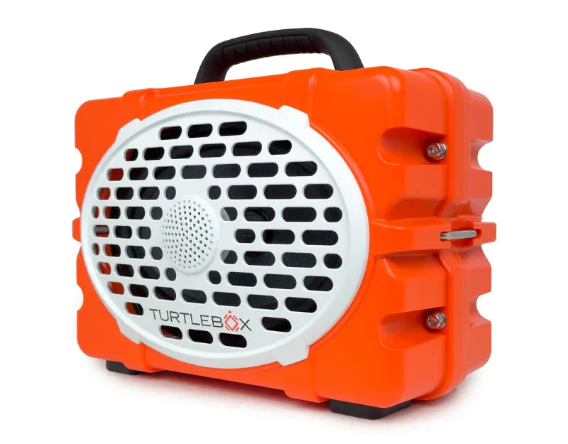 Turtlebox Outdoor Bluetooth Waterproof Gen 2 Portable Speaker in Orange