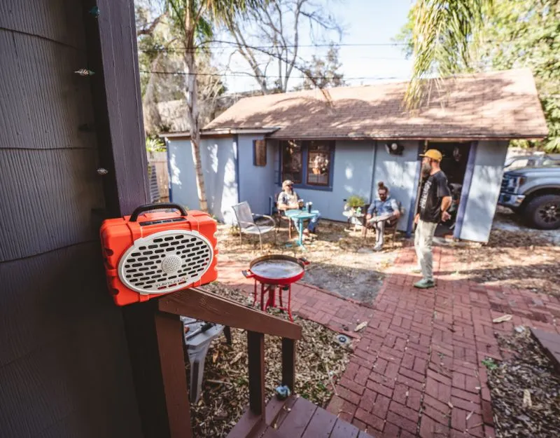 Turtlebox Outdoor Bluetooth Waterproof Gen 2 Portable Speaker in Orange