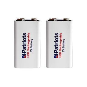 USB-Rechargeable 9V Battery Kit