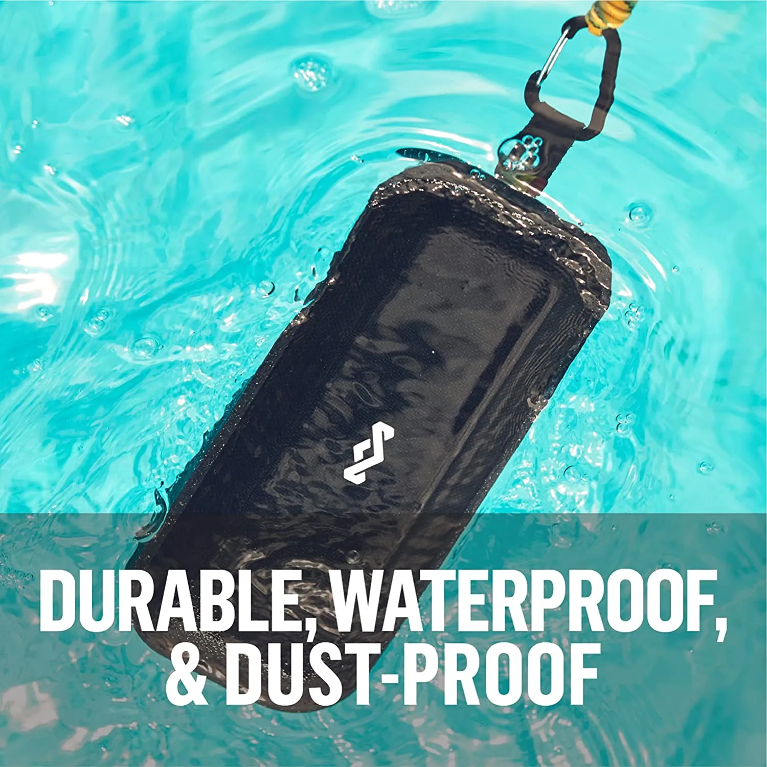 Waterproof Speaker with Wireless Bluetooth Connectivity, Sustainable Materials 16 Hours of Playtime